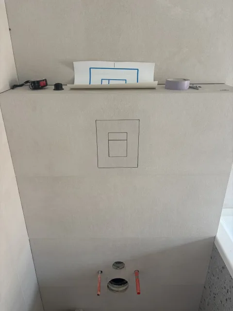 Grohe wc burkolható nyomólap